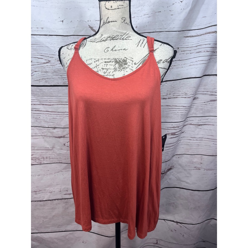 Torrid Super Soft Knits Redwood Swing Cami Tank Top Adjustable Straps medium